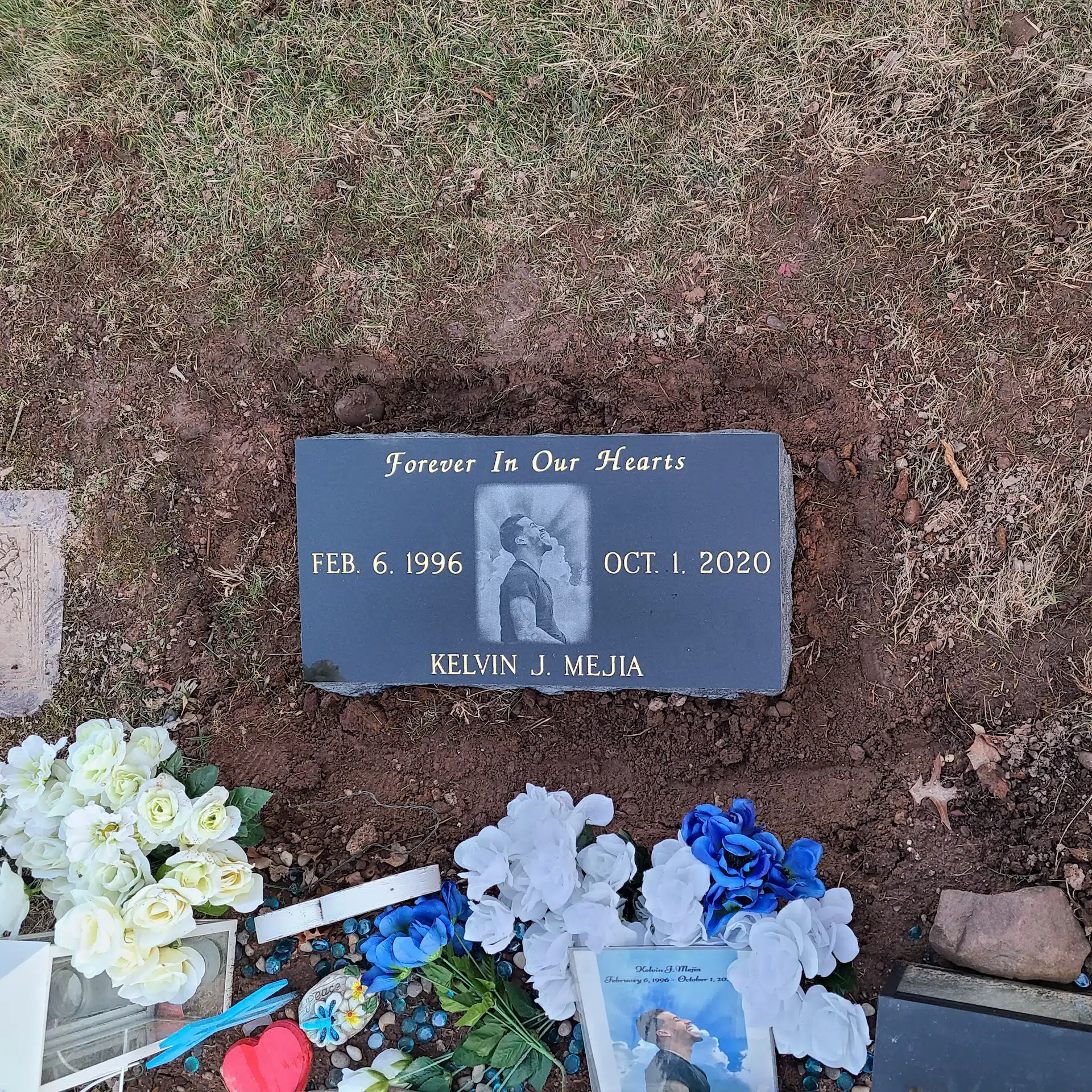 Granite Grave Marker hand-carved by Slant Marker Shop in NJ — image 4