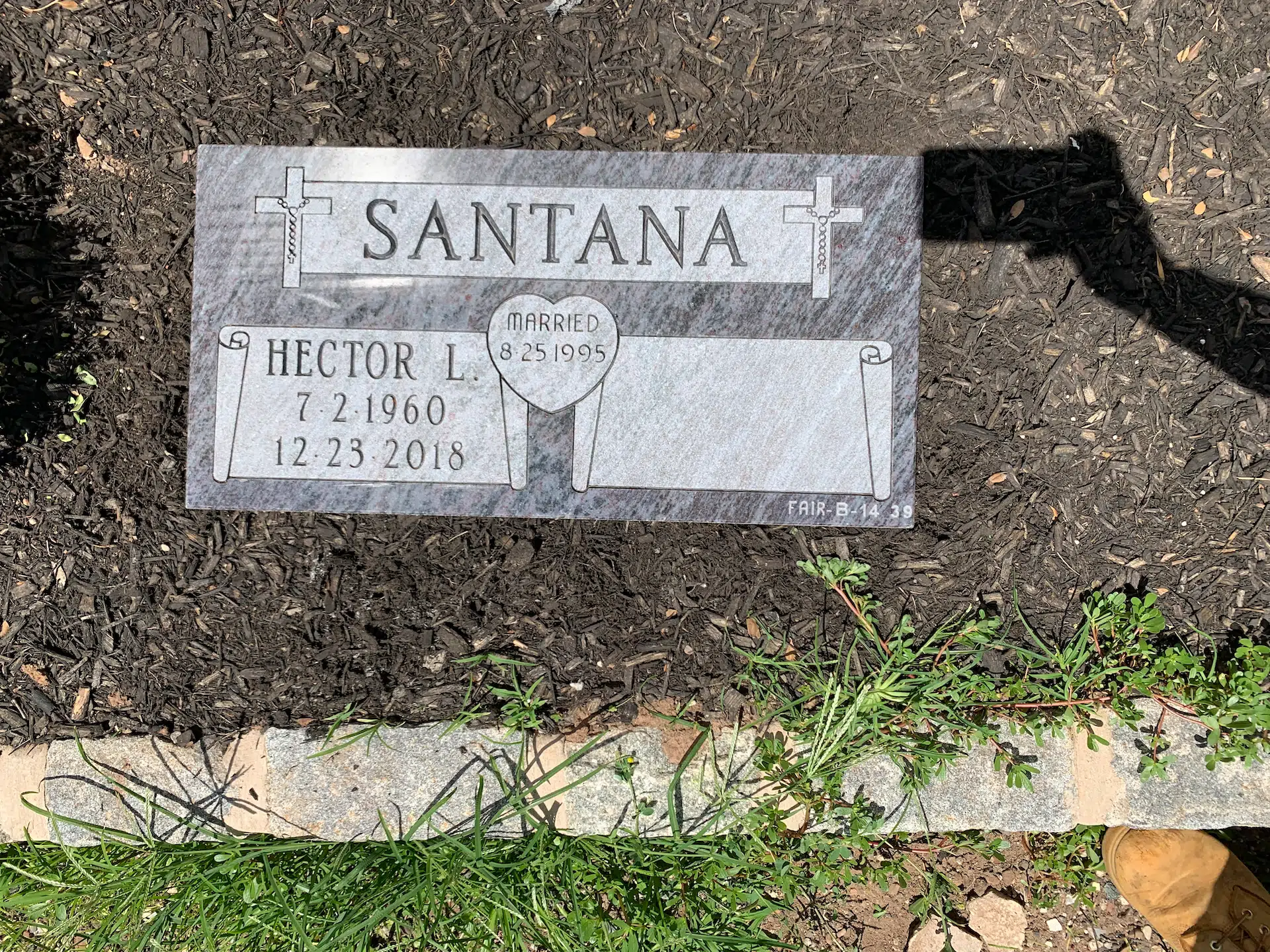 Granite Grave Marker hand-carved by Slant Marker Shop in NJ — image 8